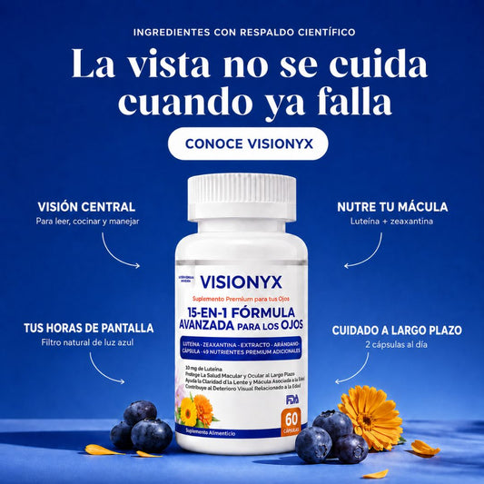 VISIONYX | Fórmula Avanzada 15 En 1 Para La Salud Visual